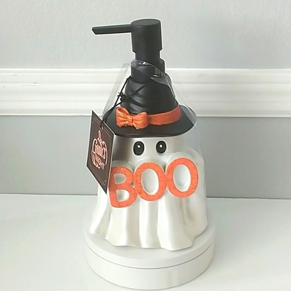 Ghoul's Night Other - Halloween White Ghost Liquid Soap Lotion Pump Dispenser Spooky